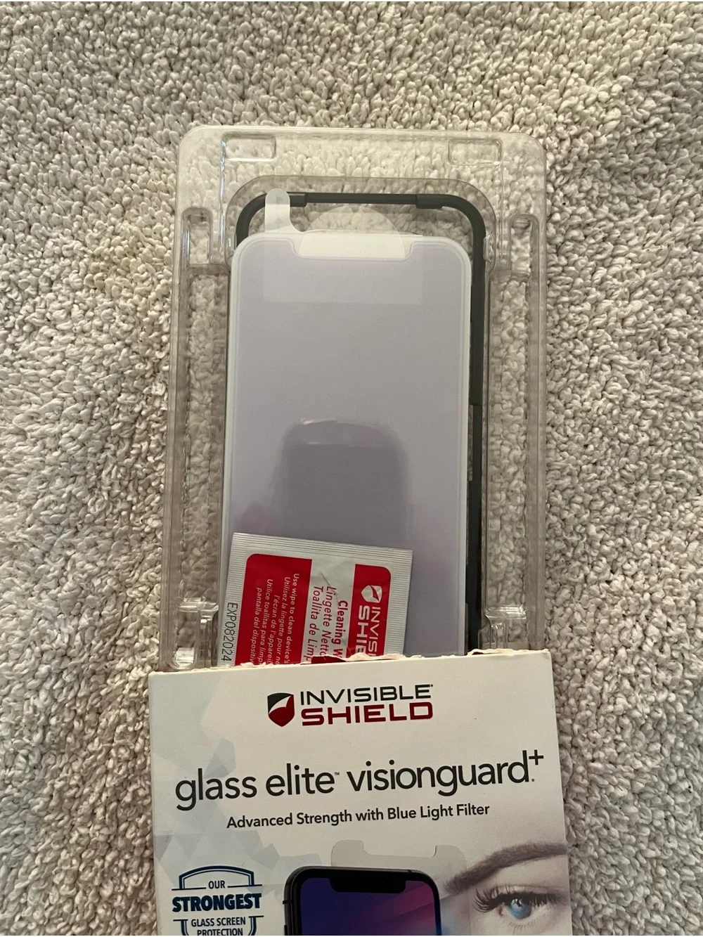 Zagg Glass Elite Visionguard iPhone 11 Pro Blue Light Screen Protector